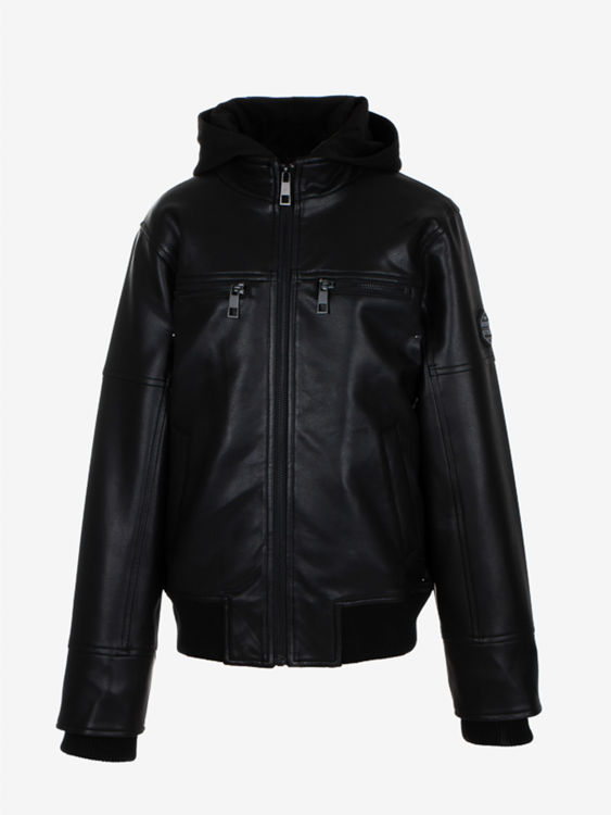 Picture of BT0210- BOYS BLACK 100% POLYESTER THERMAL JACKET (4-16 YEARS